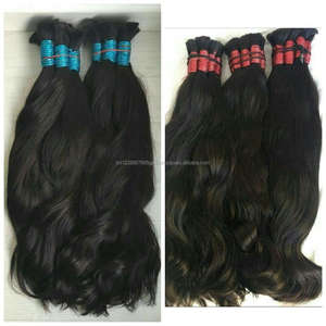 Extensiones de cabello humano brasileño Virgen sin procesar, Color Natural a granel, precio al por mayor, 7a - Product Image 3