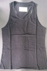 OEM Tirupur Gym Fitness Tank Top Chaleco Calidad Fina Algodón Premium Saludable Precio barato O-cuello Diseño de talla grande - Product Image 5