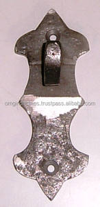 Pestillo de Anillo para Puerta con Recubrimiento de Polvo Negro, Herraje Duradero para Cierre de Puerta - Product Image 6