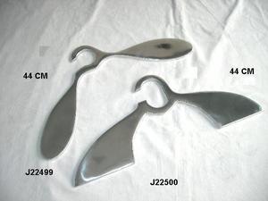 Percha de aluminio fundido de Venta caliente en acabado de pulido de espejo Percha de metal en acabado pulido de aluminio - Product Image 3