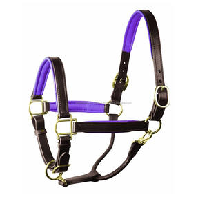 Halter Cheval en Cuir Rembourré Doux Shemax - Product Image 1