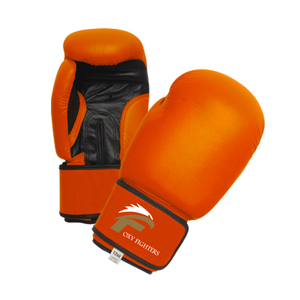 Gants de boxe personnalisés en cuir à vendre - Product Image 1