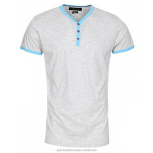 Vente en gros de t-shirts 100% coton pour hommes manches courtes col rond t-shirts décontractés unis pour l'été vêtements quotidiens tissu tricoté approvisionnement en vrac - Product Image 1