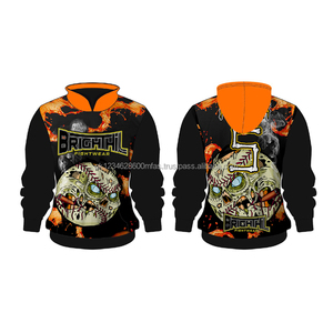 Sudaderas con Capucha de Béisbol con Diseño de Zombis, Sudaderas con Capucha de Terror - Product Image 1