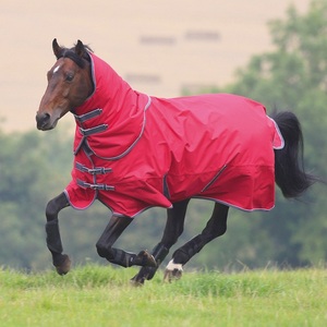 Couverture d'hiver pour cheval 1200D imperméable avec col, rembourrage 300gsm, couverture d'extérieur isolante très résistante - Product Image 5