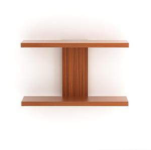 Étagère murale décorative et présentoir en noyer-2 étagères - Product Image 4