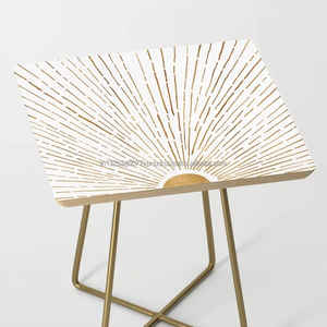 Mesa lateral superior estampada redonda - Product Image 5