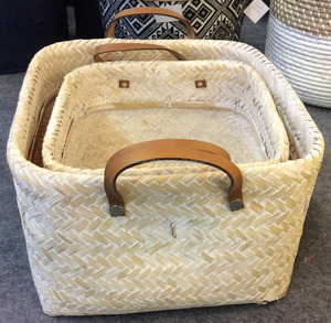 Panier de rangement en herbe de mer de haute qualité, best-seller, écologique, en provenance du Vietnam - Product Image 1