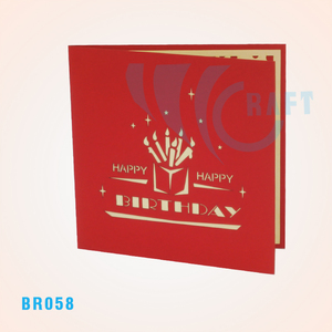 การ์ดอวยพรวันเกิดแบบป๊อปอัพ3D ทำมือจากเวียดนาม3D ป๊อปอัพสุขสันต์วันเกิด3D การ์ดอวยพรหัตถกรรมวันขอบคุณพระเจ้า - Product Image 2