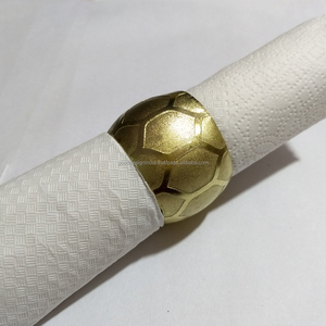 Vajilla de diseñador de metal servilletero fiesta y hoteles vajilla artículo boda vajilla servilletero anillo titular - Product Image 1