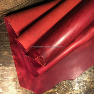 Accesorio de tracción de aceite de cuero curtido vegetal de piel de vaca genuina para bolsos cinturones sofás muebles varios colores acabado de grano para forro - Product Image 1