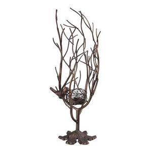 Portavelas metálico de hierro para Nido de Pájaros, soporte de vela - Product Image 1