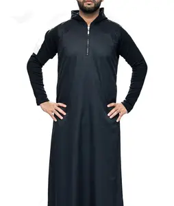 Nuovo daffah thobe 100% cotone comodo estate gli uomini Arabi vestiti