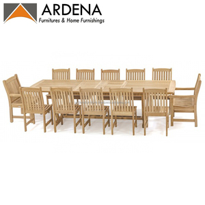 Meubelstoel Eettafel Set Tuin Home Decor Arm Teak Hout, Hout 2 Verkoop Terras Buiten Voor Vrije Tijd Minimalistisch Uithoudingsvermogen - Product Image 2