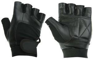 Ventilated Leather <b>Weight</b> Lifting Gym Workout Gloves with Non-Slip Wrist Wrap Support for Men <b>Women</b> Protection Training - Product Image 4