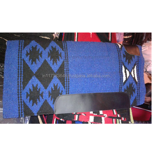 Manta de sillín de caballo occidental hecha a mano personalizada con diseño inspirado en Nueva Zelanda-Manta de sillín de lana de alta calidad - Product Image 1