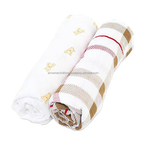 Manta de muselina para bebé, 100% algodón orgánico, último diseño, 2018 - Product Image 1