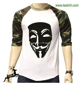 oem design 100% cotton long sleeve t-shirt custom casual camouflage t shirt with you oem logo printed factory direct export