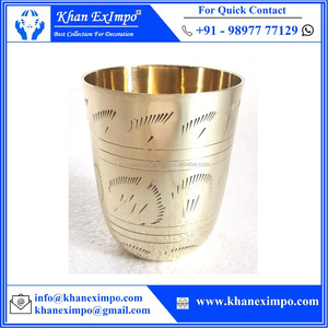 Tazas de Té Redondas Pequeñas de Vidrio Árabe, Vidrio de Latón, Vidrio para Leche - Product Image 2