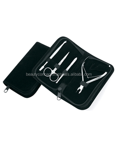Professional 8-Piece Manicure <b>Kit</b> with Leather Case 4pcs Pedicure <b>Tools</b> for Personal Care Manicure Care Eco-Friendly - Product Image 6