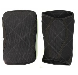 Novedades Mangas de rodillas deportivas de nailon elástico de punto con cinturón lateral Mangas de rodilla de compresión - Product Image 4