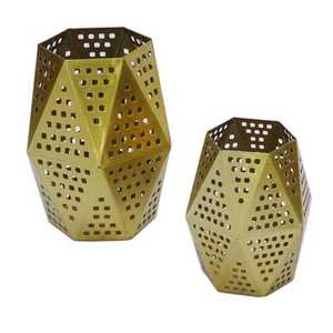 Nuevo diseño redondo oro filigrana linterna votiva - Product Image 4