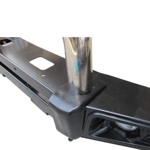 Accessoire de voiture <span class=keywords><strong>Pare</strong></span>-chocs <span class=keywords><strong>avant</strong></span> durable enroulé pour <span class=keywords><strong>Navara</strong></span> <span class=keywords><strong>D40</strong></span>  barre de protection tout-terrain  2006-2011 - Product Image 2