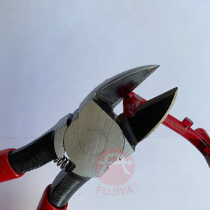 Cortador de Alambre de Plástico FUJIYA, Alicate de Corte Diagonal, Acero al Carbono, Mango de PVC Métrico, Grado Industrial, OEM - Product Image 4