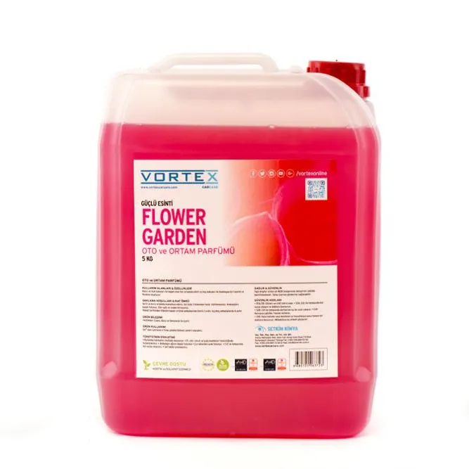 Vortex Car Care hava spreyi araba parfüm çiçek bahçe 5 Kg