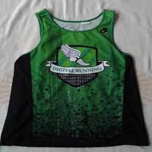 custom 3d digital sublimation promotional 100% polyester <b>running</b> <b>singlets</b> - Product Image 3