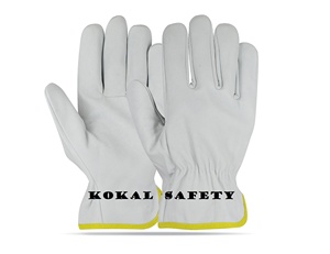 Guantes de seguridad de cuero de piel de cabra suave de alta calidad Tamaño XL Guantes de conductor de aparejo Construcción al aire libre 5 Guantes de soldadura de protección - Product Image 1