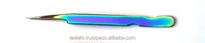 ODM OEM Ensemble de 7 pinces à épiler en acier inoxydable multicolores arc-en-ciel pour extensions de cils, modèle High 2026 - Product Image 2