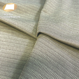 สัมผัสนุ่มก้างปลาลายโพลีเอสเตอร์ผ้า Jacquard สำหรับเสื้อยืด - Product Image 5