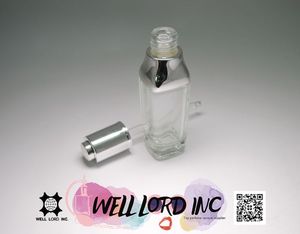 ผลิตภัณฑ์ดูแลผิวที่น่ารัก เซรั่มบำรุงผิวหน้า 35 มล. ขวดแก้วใสสำหรับเครื่องสำอาง พร้อมหัวปั๊มแบบกด - Product Image 5