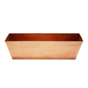 Boîte à fleurs en étain galvanisé grande fenêtre en cuivre boîte à fleurs jardinière grand cuivre Antique pour la décoration de la maison - Product Image 1