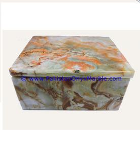 Caja de Recuerdos de Mármol Verde Claro Vintage, Jarra de Piedra Tallada para Decoración del Hogar, Estilo Romántico - Product Image 1