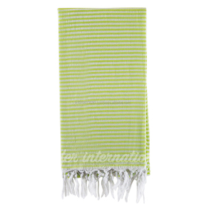 Royal Fouta pestemal ผ้าขนหนูตุรกีผ้าขนหนูสำหรับเดินทางสีส้มขายส่งจากโรงงานไก่งวง - Product Image 3