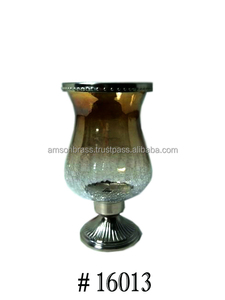 Bougeoir de décoration de Noël avec verre de cheminée imprimé - Product Image 3