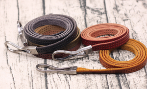 Cinturón hueco de cuero genuino hecho a mano - Product Image 5