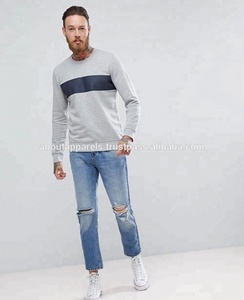 Sudaderas de Algodón Transpirables Personalizadas y Elegantes para Hombre, Cuello Redondo, Estampado de Moda OEM, Sudaderas con Capucha de Felpa al por Mayor con Precio - Product Image 3
