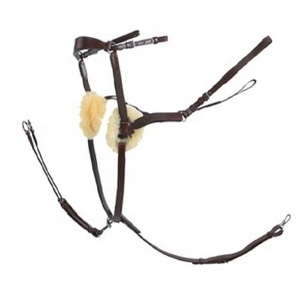 Plaques de poitrail en cuir DD de style anglais, ornements durables pour chevaux, collier d'équitation fait main sur mesure, divers modèles - Vente chaude - Product Image 1