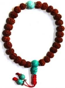 Pulseras de oración con cuentas de moda Rudrachaya" - Product Image 4