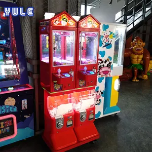 Ucuz Fiyat Mini Anahtar Master Hediye Arcade Gashapon Simülatörü Kapsül oyuncak otomatı pençeli vinç Ödül Kapmak Oyunu Makinesi Satılık