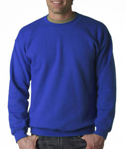 Sweats à capuche et pulls vierges personnalisés bon marché en gros pour hommes-Sweat-shirt à col ras du cou imperméable et écologique en polaire-Vêtements en vrac - Product Image 4