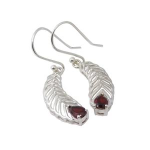 925 Sterling Silver Grenat Gemstone Boucle D'oreille À La Main Fantaisie Bijoux En Argent Boucles D'oreilles Fabricant - Product Image 1