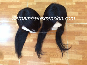 En gros pas cher cheveux humains pleine dentelle perruque - Product Image 2