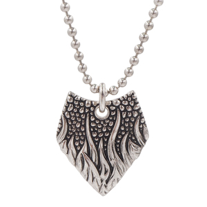 Pendentif en argent Sterling 925 pour homme, bijou gravé surdimensionné - Product Image 1