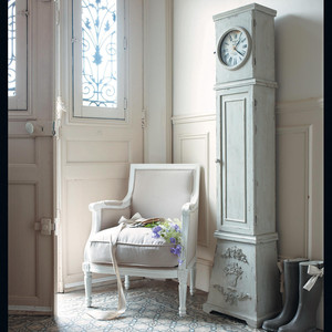 Ensemble de meubles de chaises de chambre à coucher en bois massif de style français Batna antique chaise de salon - Product Image 3