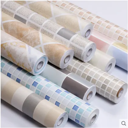 0.6M Width High Quality Mosaic PVC Wall Tile/Wallpaper/Wall Coating for Household/ Hotel /Entertainment/Commerce Deco
