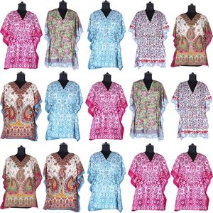 Tendances hivernales Caftan marocain court Caftan Femmes Mode Tunique Tops Beach Wear Casual Dress Bat Wing Sleeveless Short Kaftan - Product Image 1